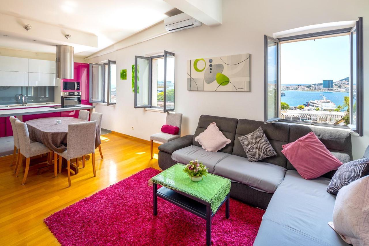 سبليت Luxury Apartment Olavia Rooftop Terrace & Seaview المظهر الخارجي الصورة