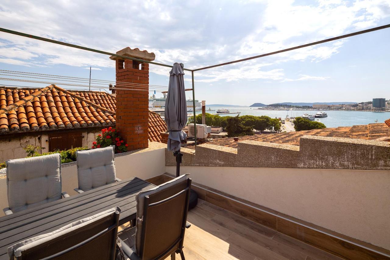سبليت Luxury Apartment Olavia Rooftop Terrace & Seaview المظهر الخارجي الصورة