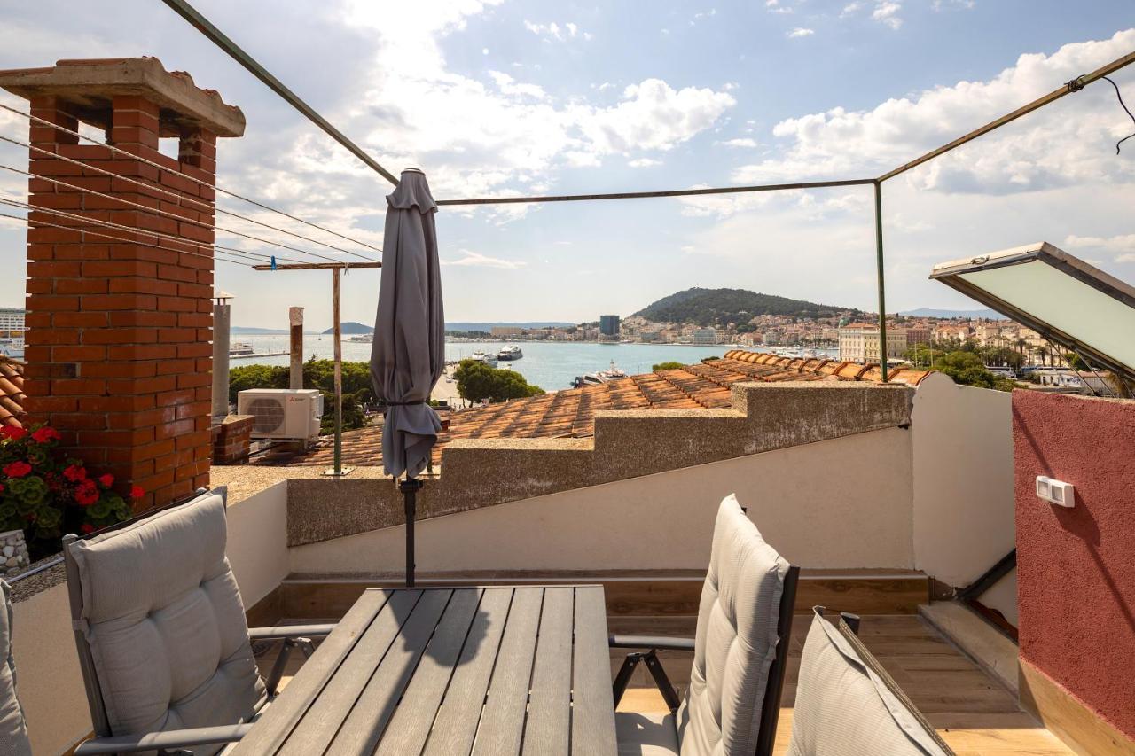 سبليت Luxury Apartment Olavia Rooftop Terrace & Seaview المظهر الخارجي الصورة
